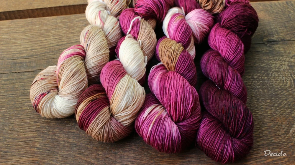 "Čokoláda s višněmi 8"  extra MERINO se sw 3mm