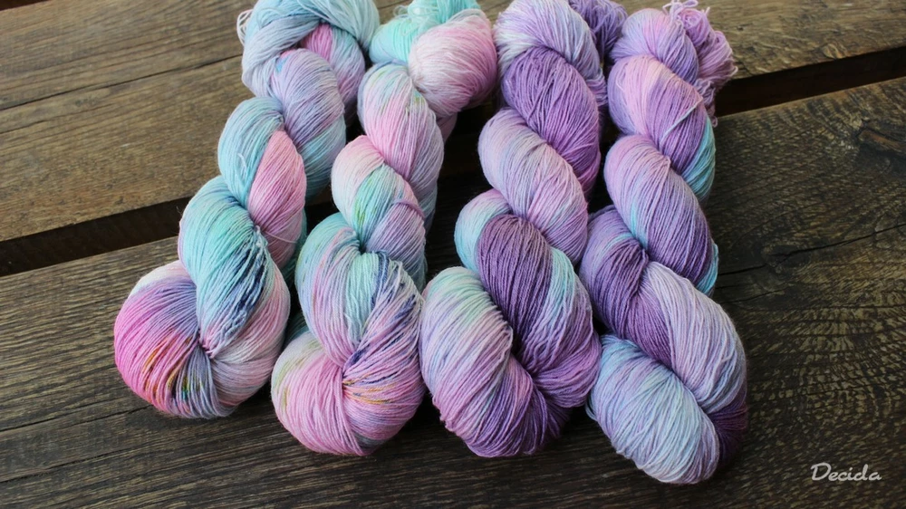 "Bub bubble" Merino/hedvábí 2mm
