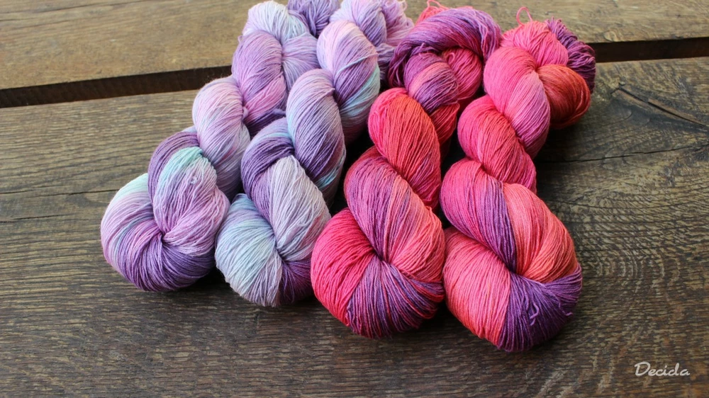 "Pastel"  Merino/hedvábí 2mm