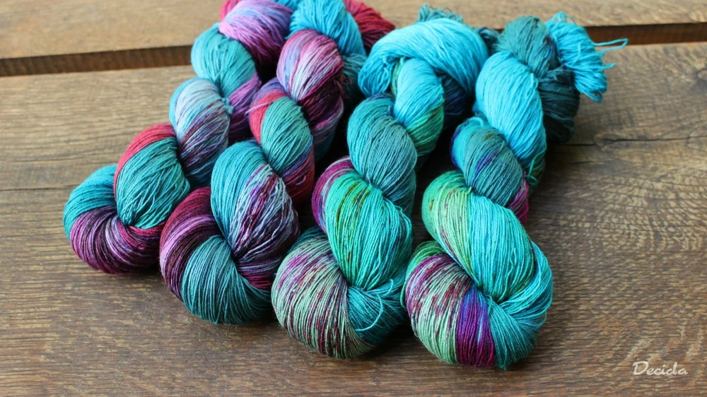 "Ráj pro Menhadeny 3"  Merino/hedvábí 2mm