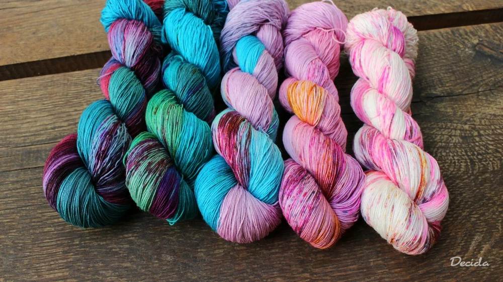 "Ráj pro Menhadeny 4"  Merino/hedvábí 2mm