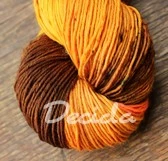 "Září s hnědou"  extra MERINO se sw 3mm