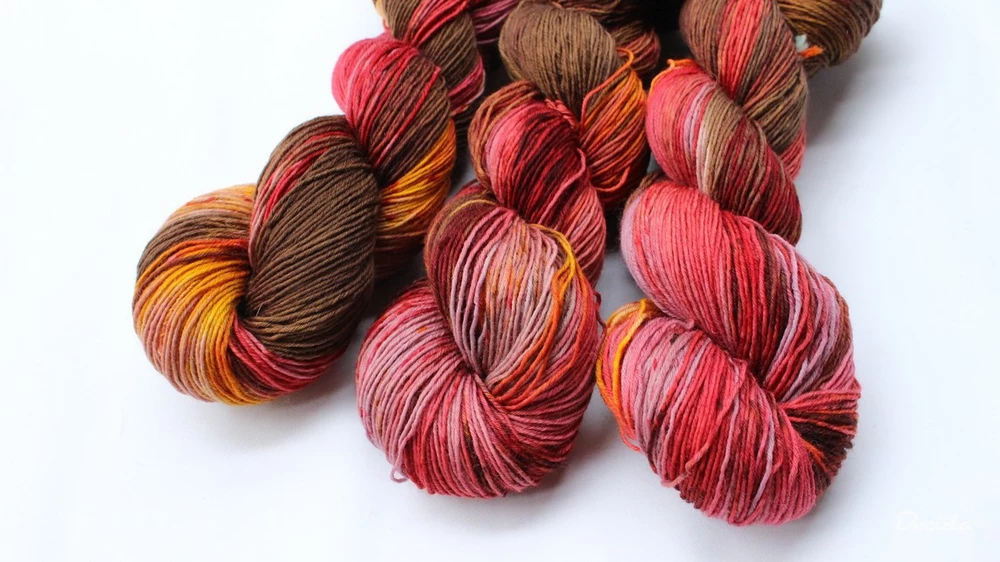 "Perníkové koření s trochu chilli"  extra MERINO se sw 3mm