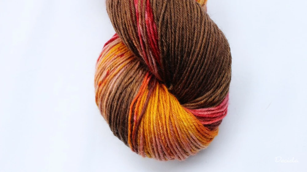 "Perníkové koření s trochu chilli"  extra MERINO se sw 3mm