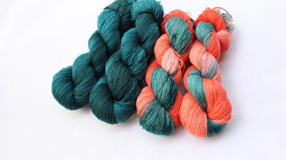 "Salmon"  Merino/hedvábí 2mm