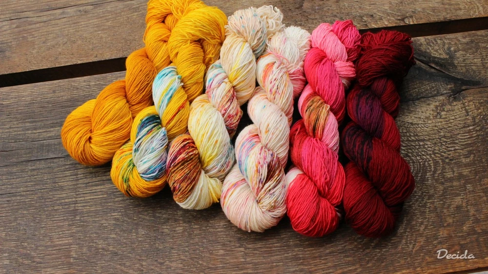 "Ofrkaná - kontrasty"  extra MERINO se sw 3mm