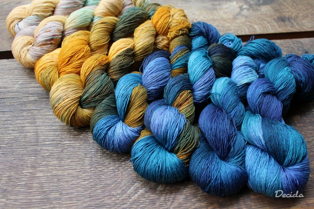 "Ševelení"  Merino/hedvábí 2mm