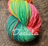 "Veselá skřítkovská" Merino/hedvábí 4mm 