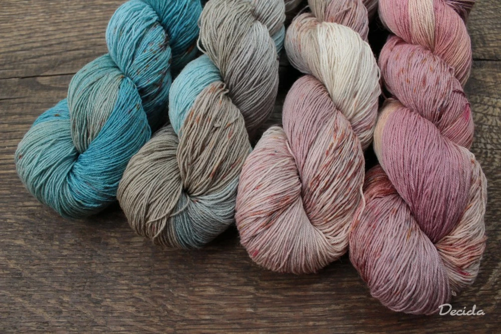 "Sahara" Merino/hedvábí 2mm