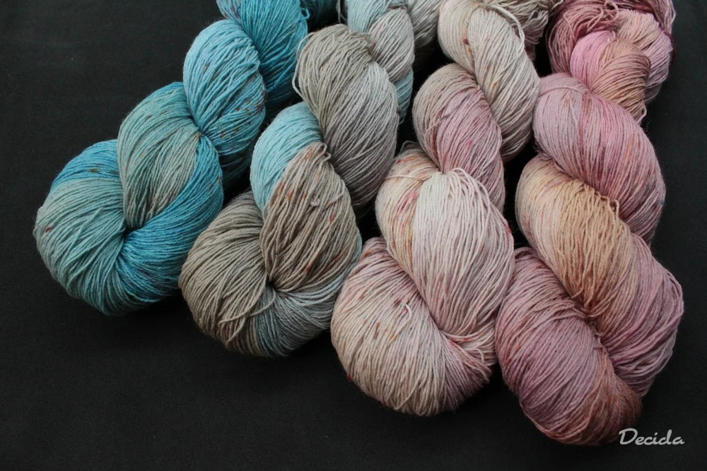 "Pouštní vítr" merino/hedvábí 2mm