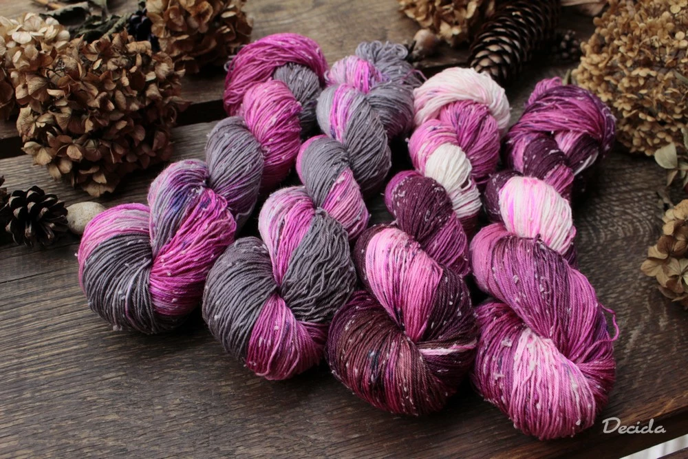 "Pinkí Isla" - merino s nopky 400m