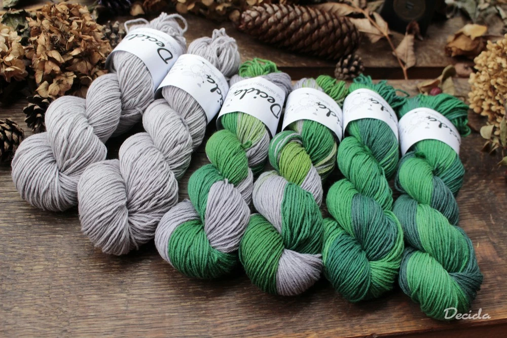 "Grinch" Merino/hedvábí 4mm 