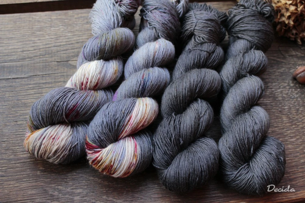 "V tmavé šedi" extra MERINO se sw 3mm