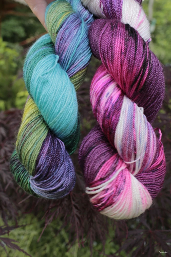 "V dešti tančím" - 70%merino/10%kašmír/20%hedvábí