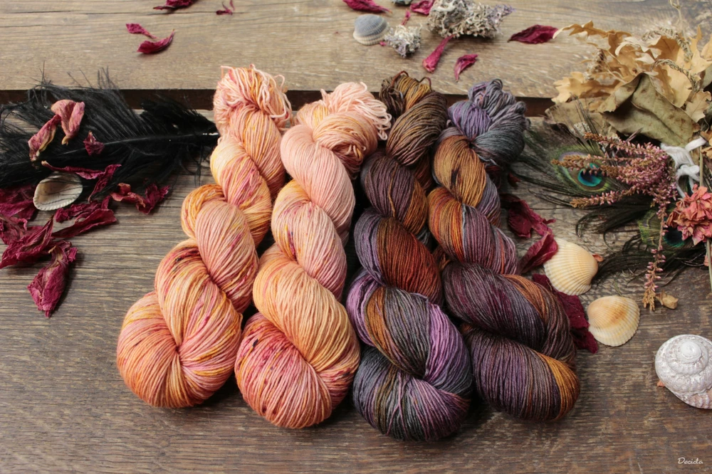 "Sladké broskve" -  extra MERINO se sw 3mm