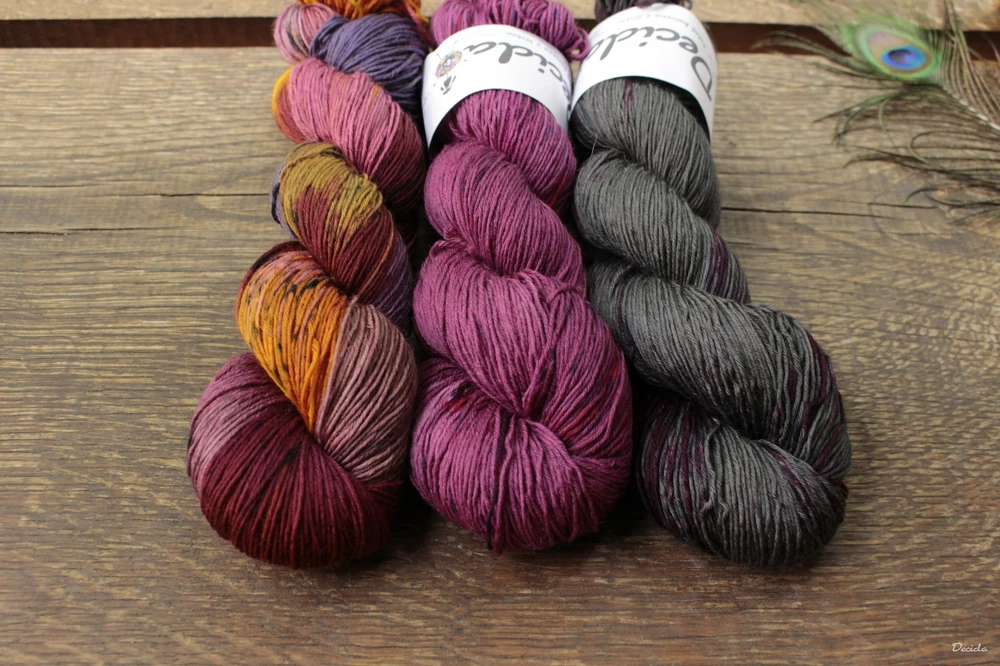 "Dark Burgund 2" -  extra MERINO se sw 3mm