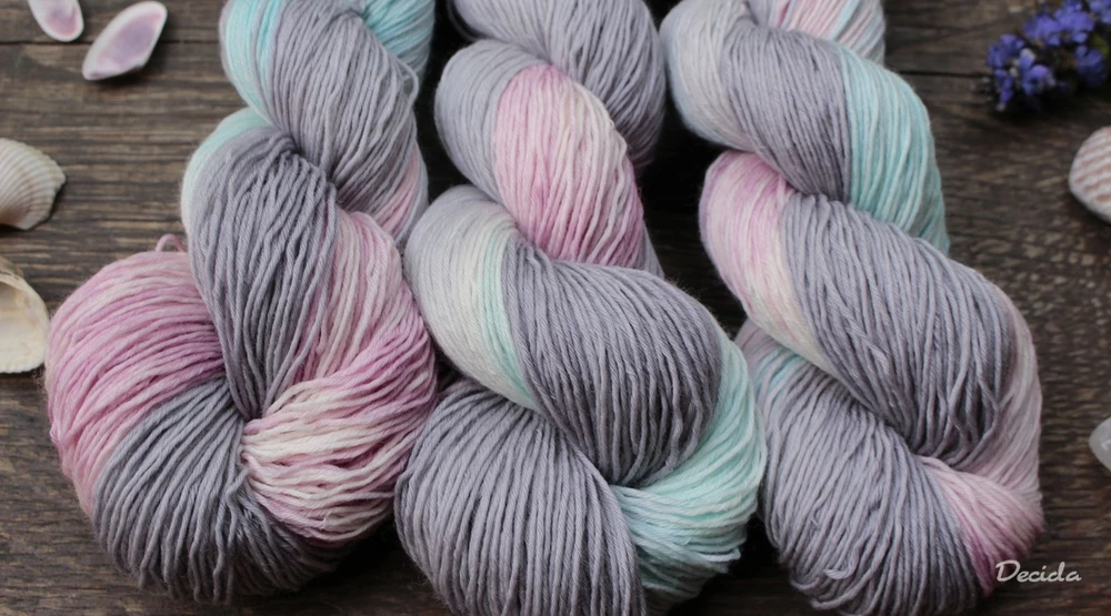 "Ledové sny tmavší" -  extra MERINO se sw 3mm