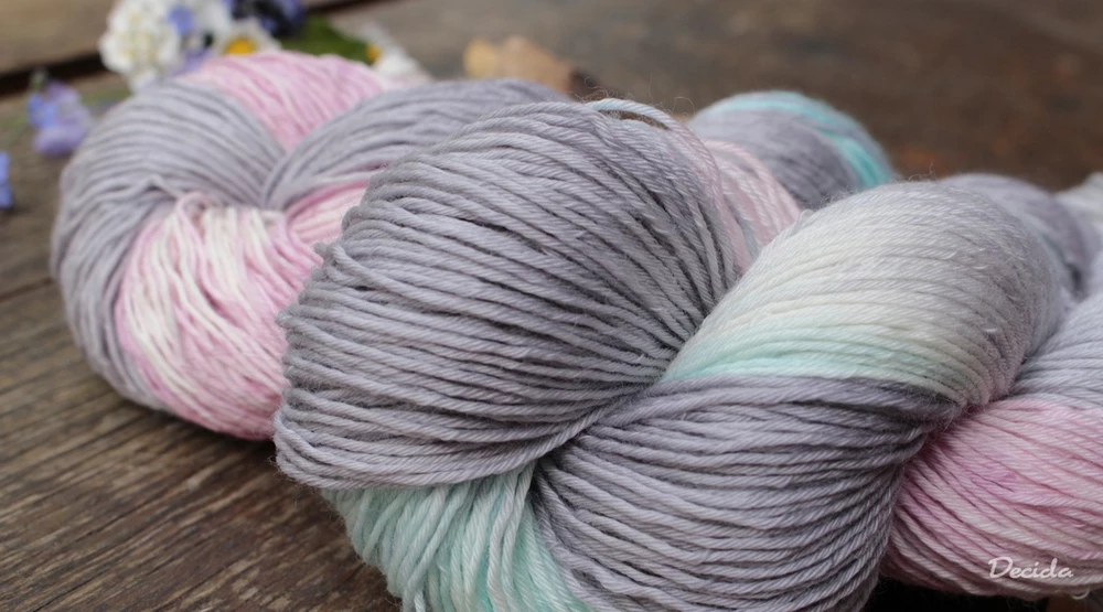 "Ledové sny tmavší" -  extra MERINO se sw 3mm