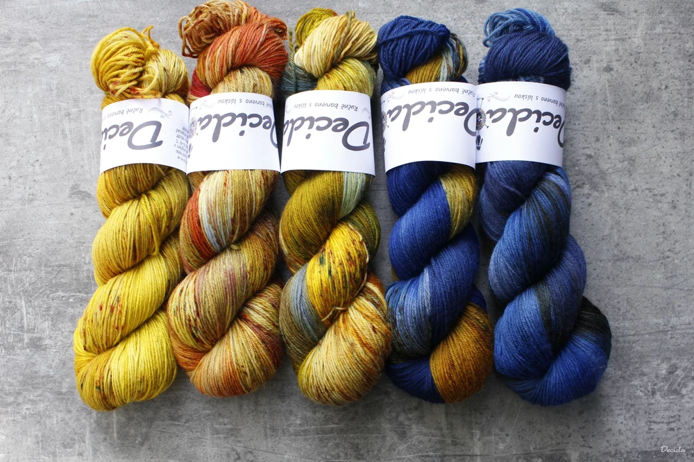 "Autumn rain" EXTRA Merino sw/polyamid 365m/100g