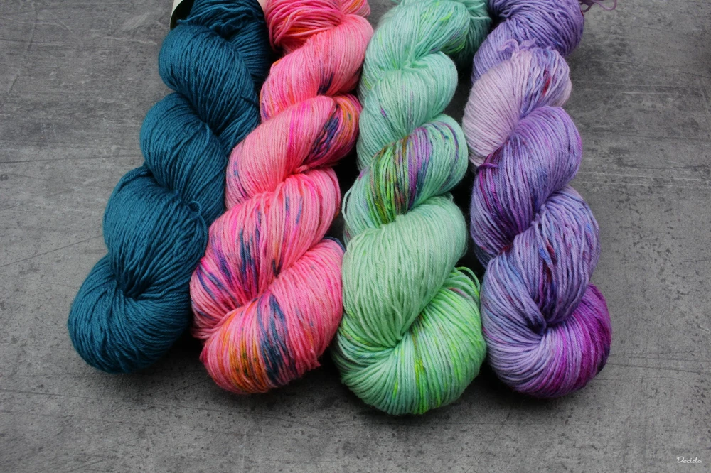 "Crazy lila" -  extra MERINO se sw 3mm