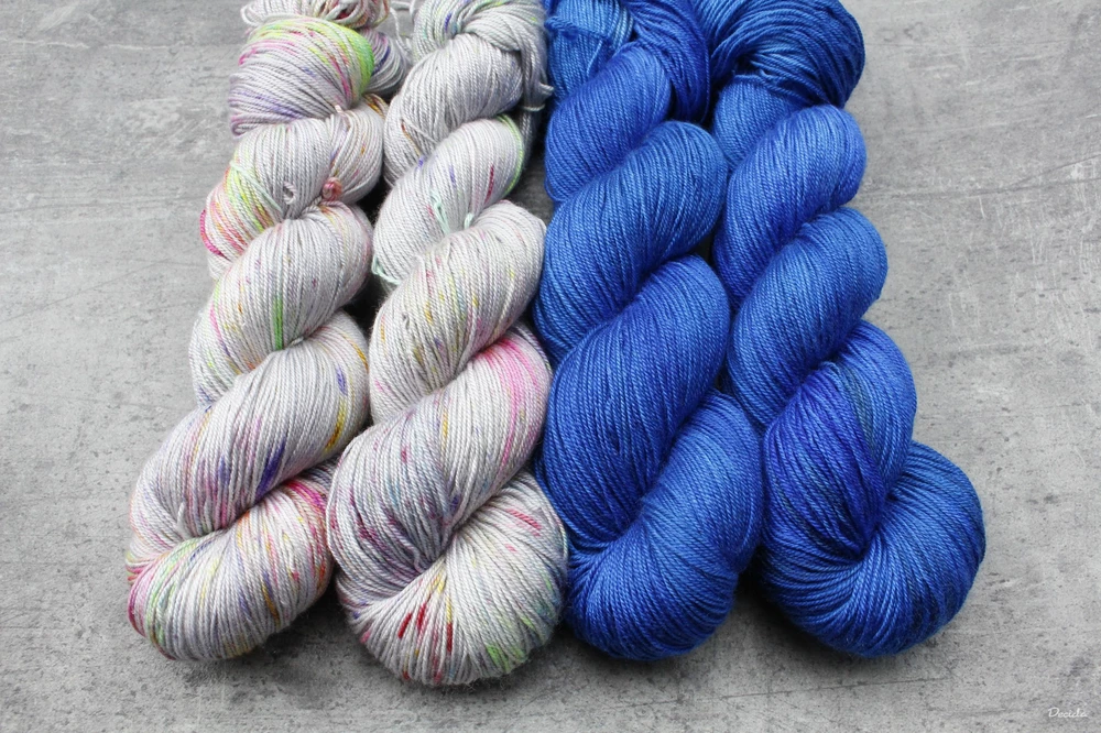"Sea bright" - 70%merino/10%kašmír/20%hedvábí