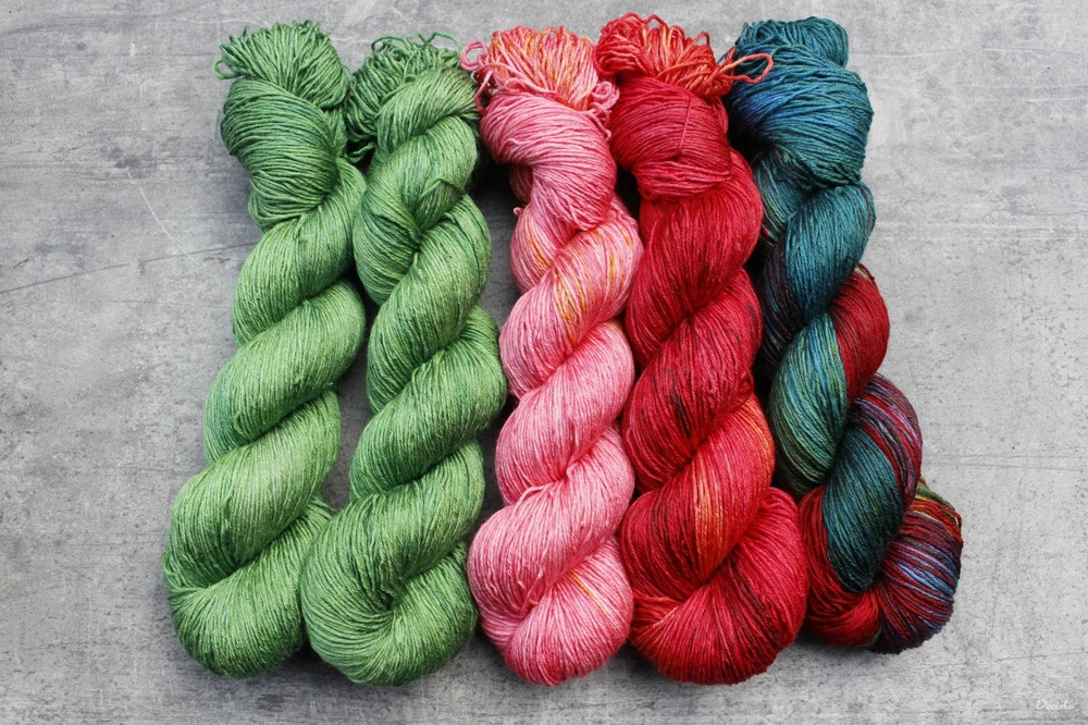 "Far Hills"  Merino/hedvábí 3mm