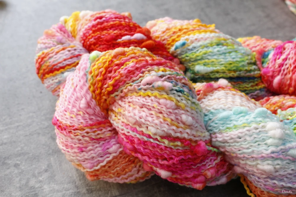 "Crazy colours" - efektní merino SLUB