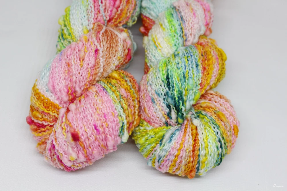 "Crazy colours" - efektní merino SLUB