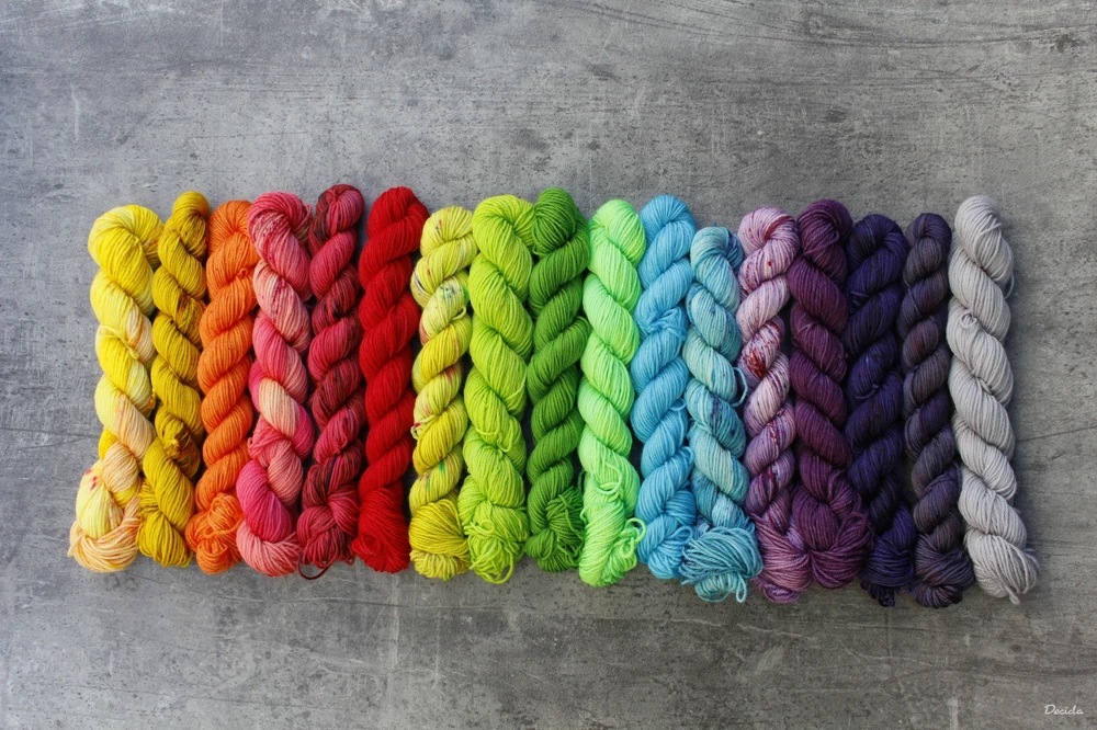 Adventní kalendář 24x20g fingering