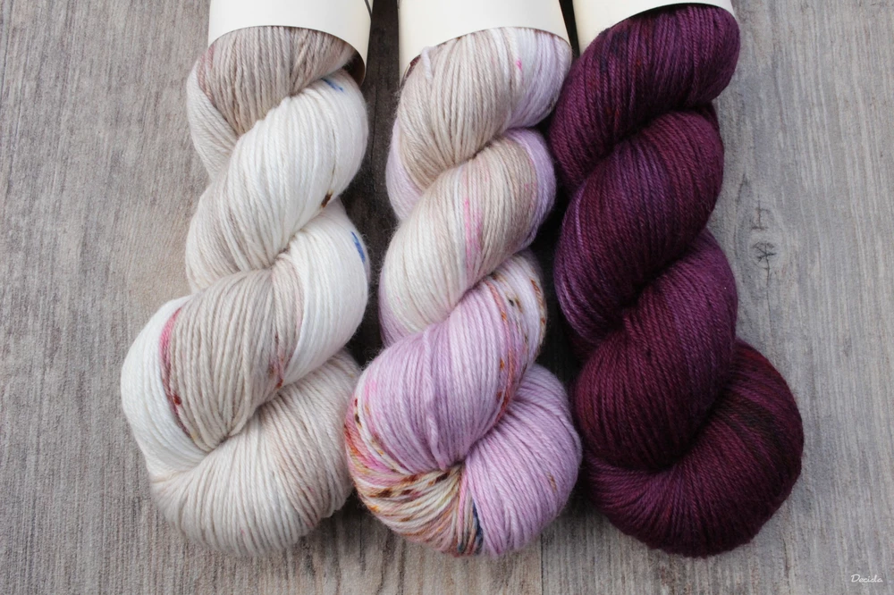 "Burgundy" EXTRA Merino sw/polyamid 365m/100g