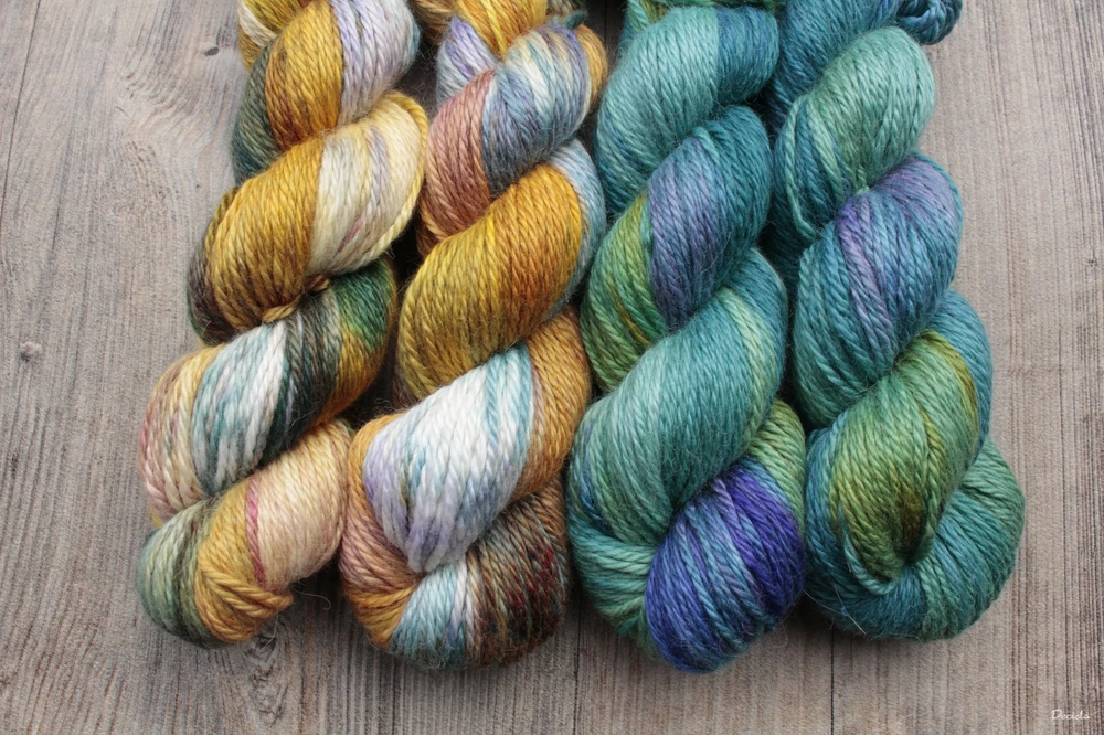 "Nomadic fox" 70%alpaka/10%kašmír/20%hedvábí 166m