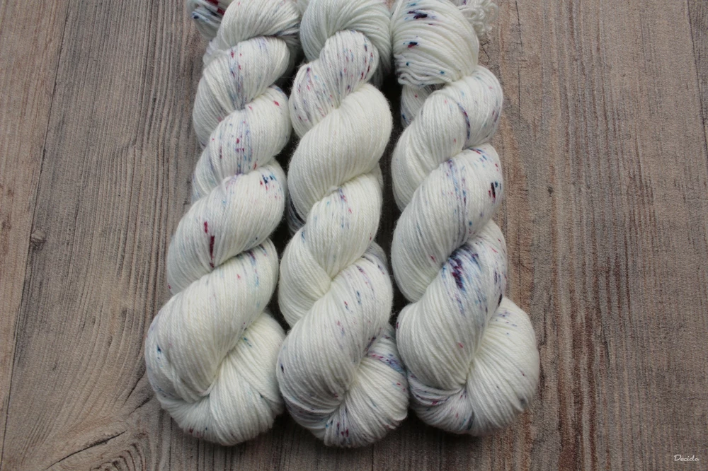 "Blue snow" EXTRA Merino sw/polyamid 365m/100g