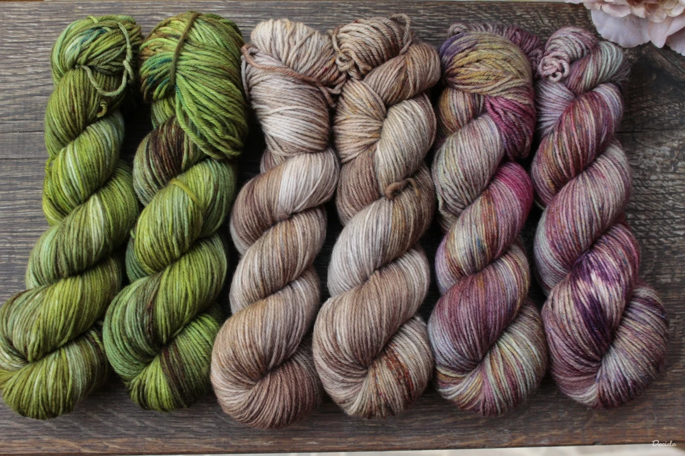 "Brown" - NOVINKA  Merino sw/polyamid 270m/100g