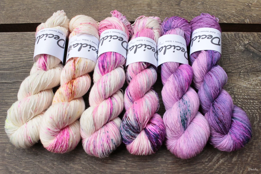 "Light Pinkí crazy" -  extra MERINO se sw 3mm