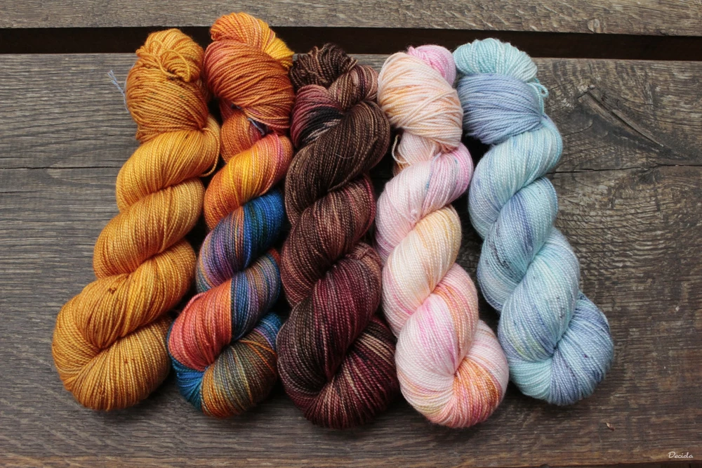"Na modrém obláčku" merino/hedvábí 80/20 400m Twist 