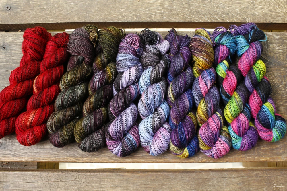 "Flying bird" - ZEBRA Merino sw/nylon 365m/100g