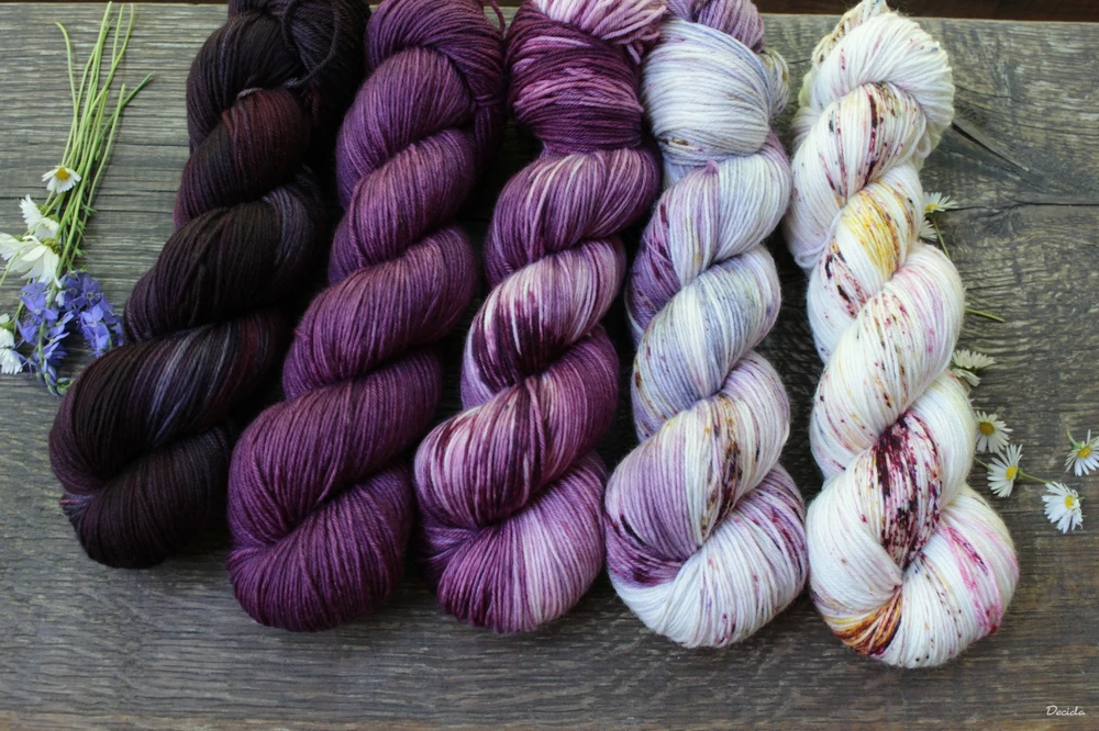 "Dark Burgund" - EXTRA Merino sw/polyamid 365m/100g