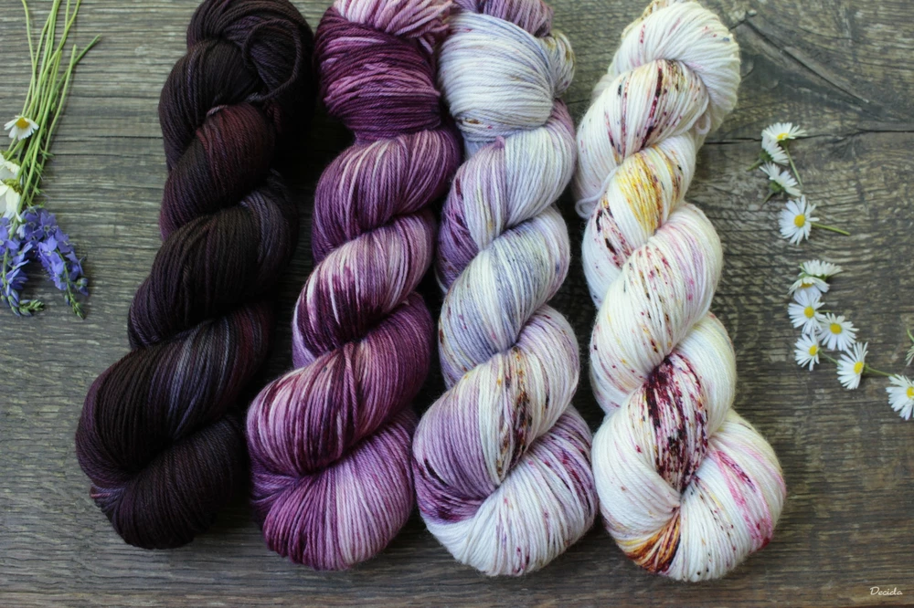 "Dark Burgund" - EXTRA Merino sw/polyamid 365m/100g