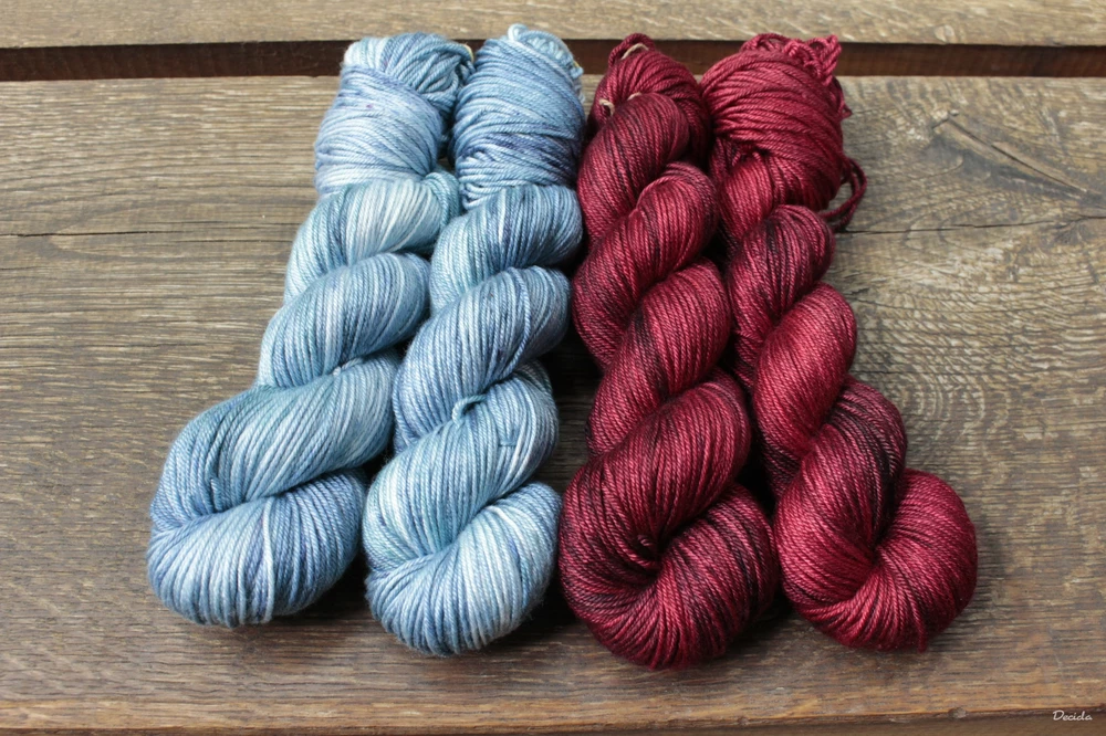 "Ripe Cherries" merino/hedvábí 50/50 212m