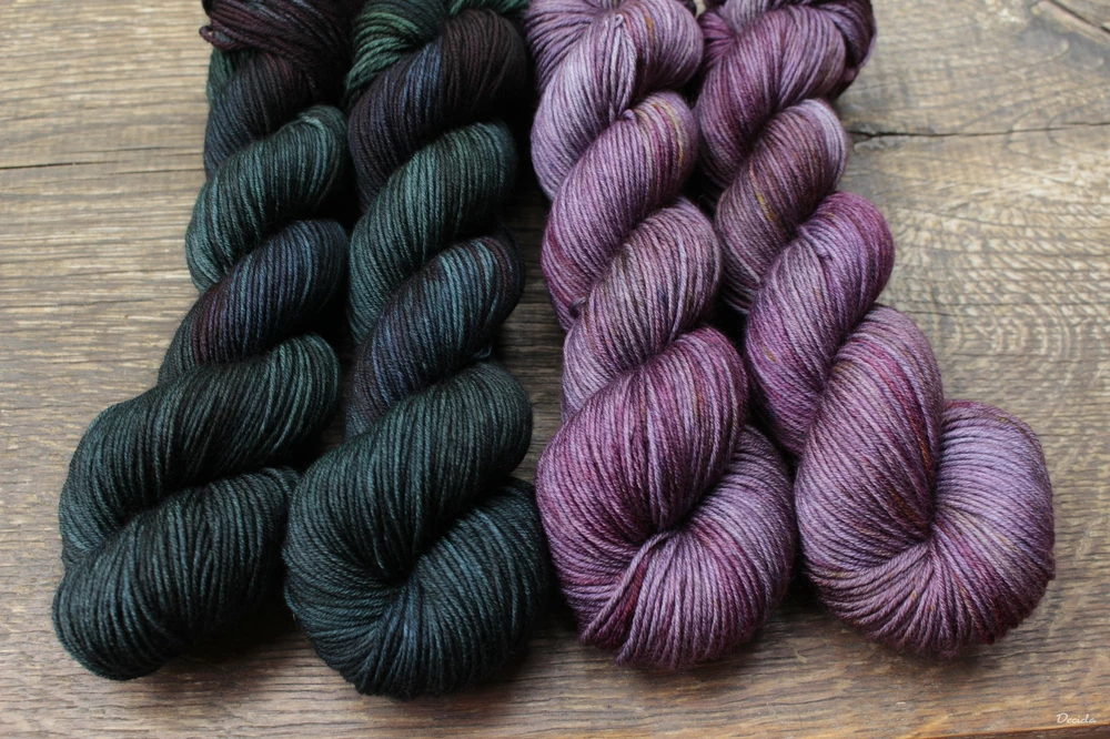 "Purple dream" - extra MERINO se sw 4mm