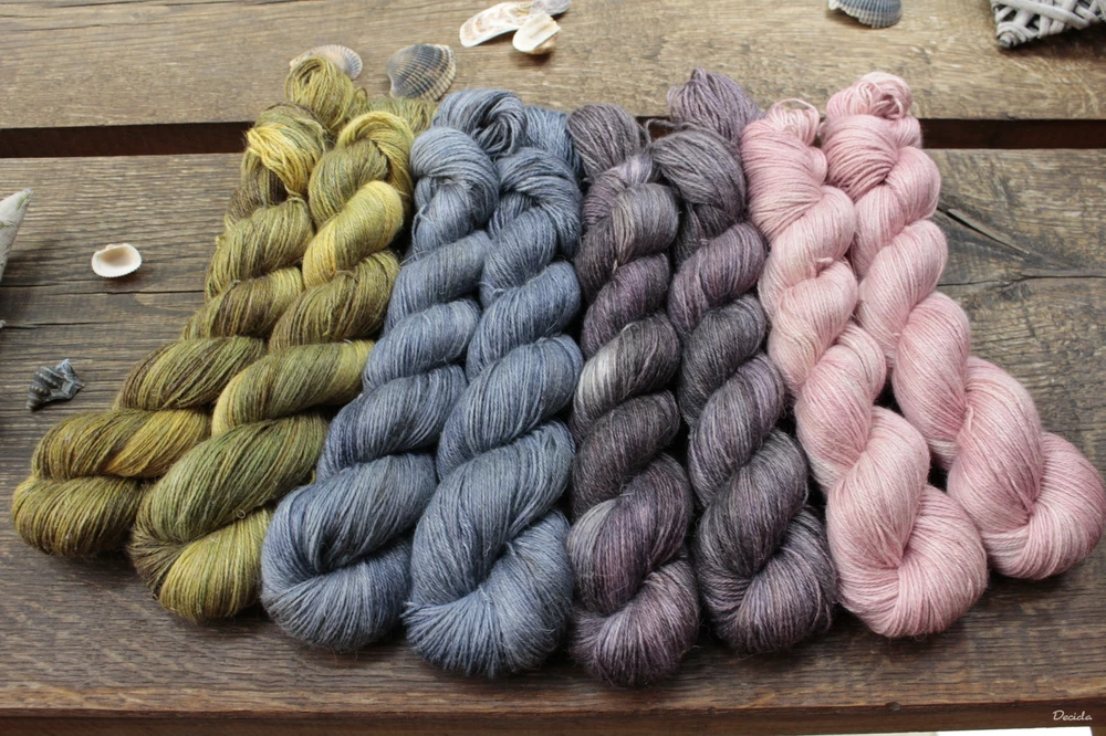"Popelka" - 50% Alpaca/25% Hedvábí/25% en 400m