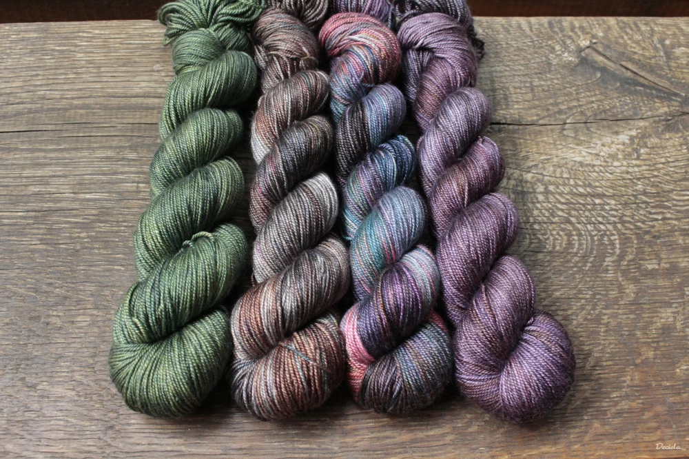 "Okouzlená" merino/hedvábí 50/50 300m 