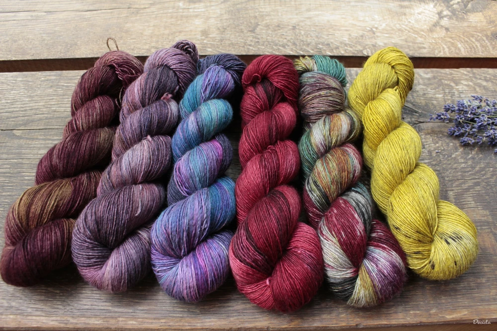 "Miamas" 120g - 65%merino 20%hedvábí a 15% yak