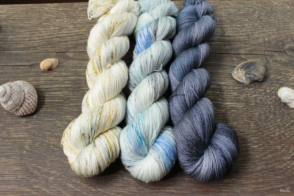 "Gold river" merino/hedvábí 2mm