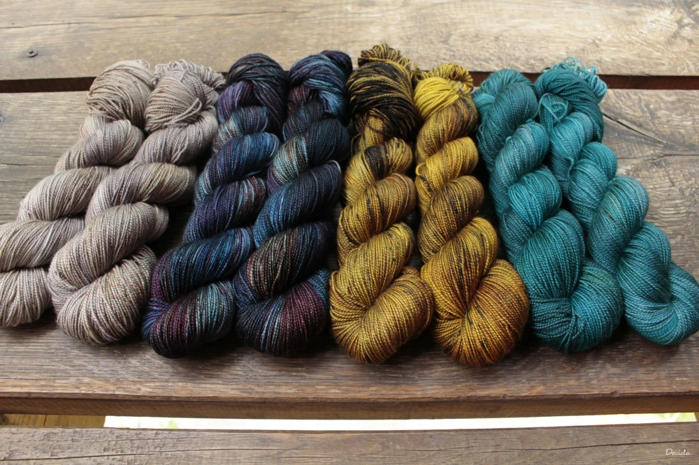 "Nymph" merino/hedvábí 80/20 400m Twist 
