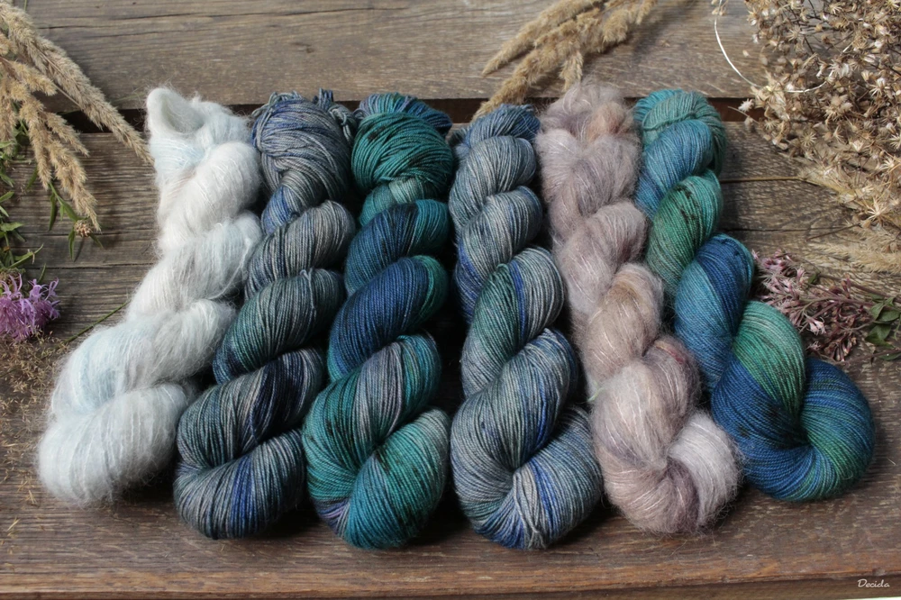 "Bailando" 100g -  70%merino 10%nylon 20% yak