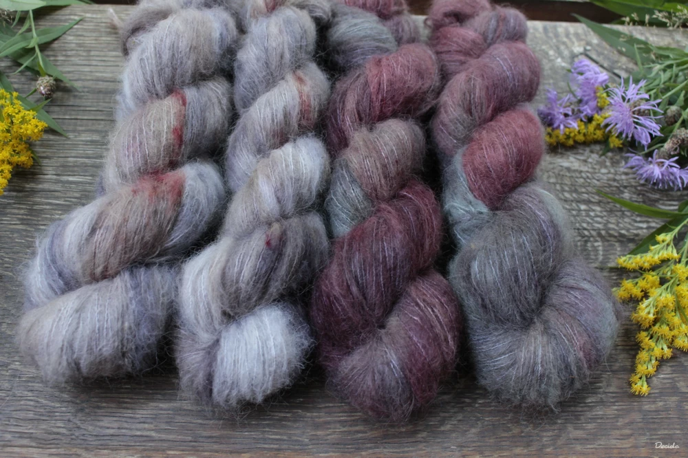 "Gavotte" - 74% Baby Suri alpaka 26% hedvábí 300m/50g NOVINKA