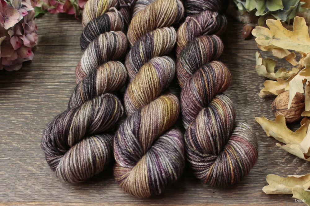 "Wooden ship" DK - 60%merino 20%hedvábí a 20% yak