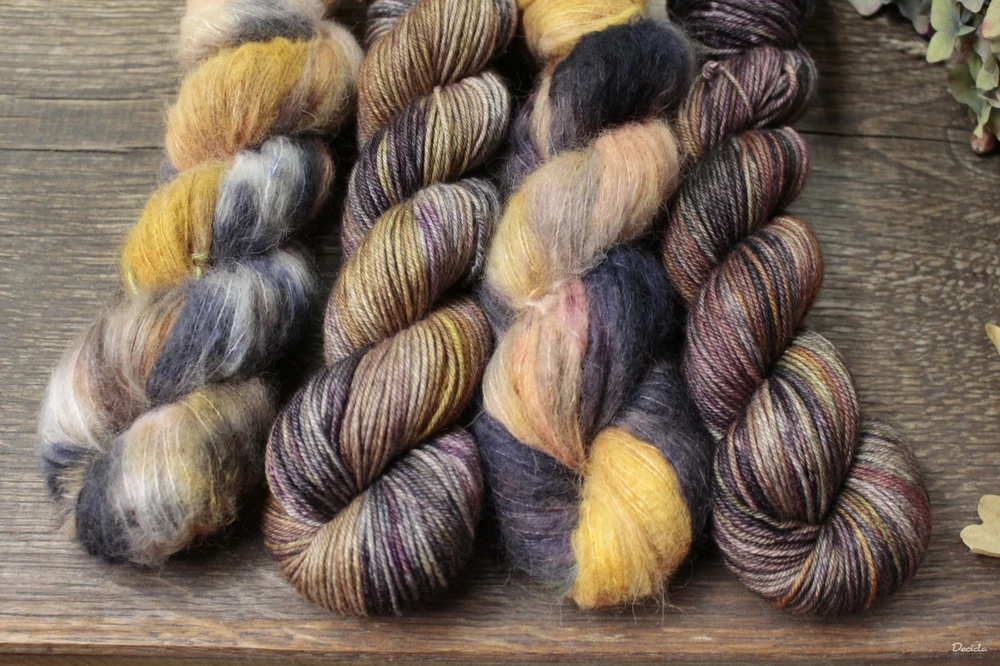 "Wooden ship" DK - 60%merino 20%hedvábí a 20% yak