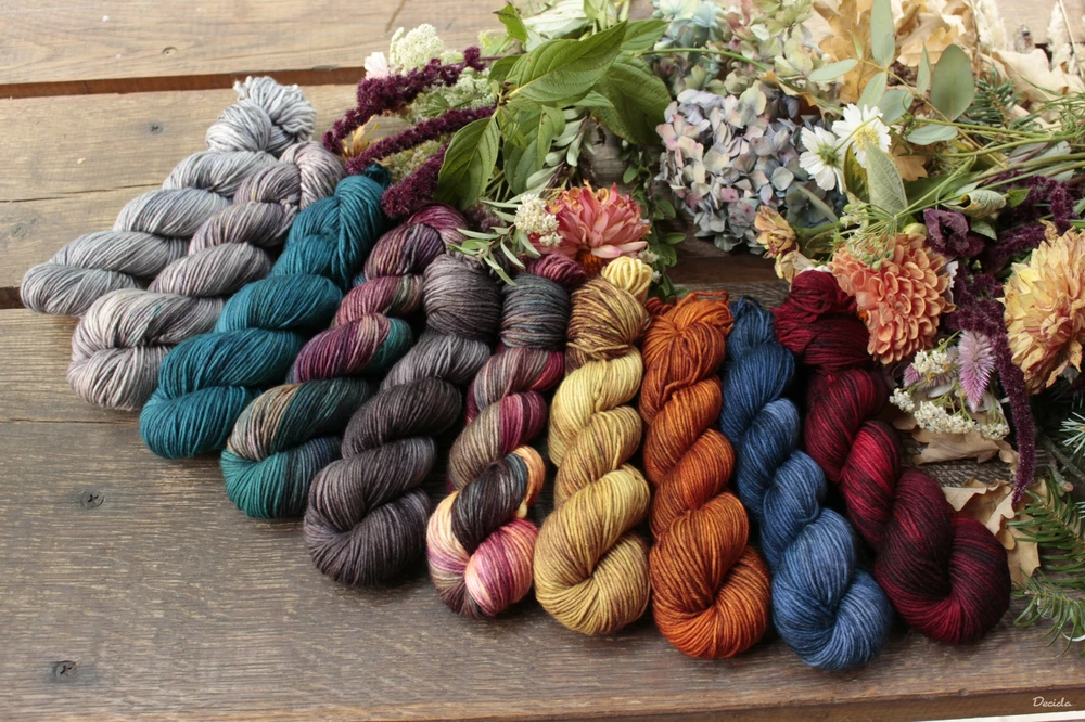 "Óda na podzim" - Merino sw/polyamid 4,5mm